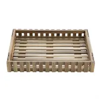 Coffre de rangement en acacia Olympia | 356x255x50mm