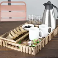 Coffre de rangement en acacia Olympia | 510x356x50mm