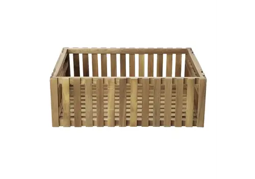  Olympia Coffre de rangement en acacia | 356 x 255 x 120 mm 