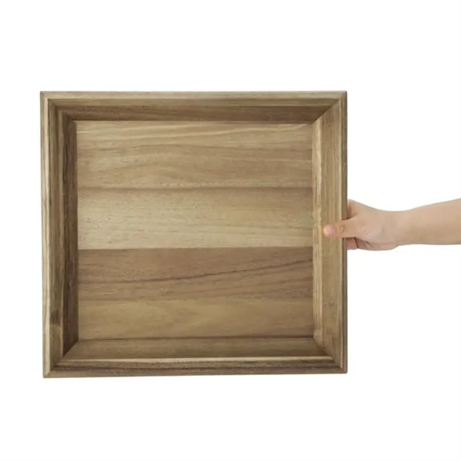 Olympia Acacia tray rectangular | 380x355x50mm