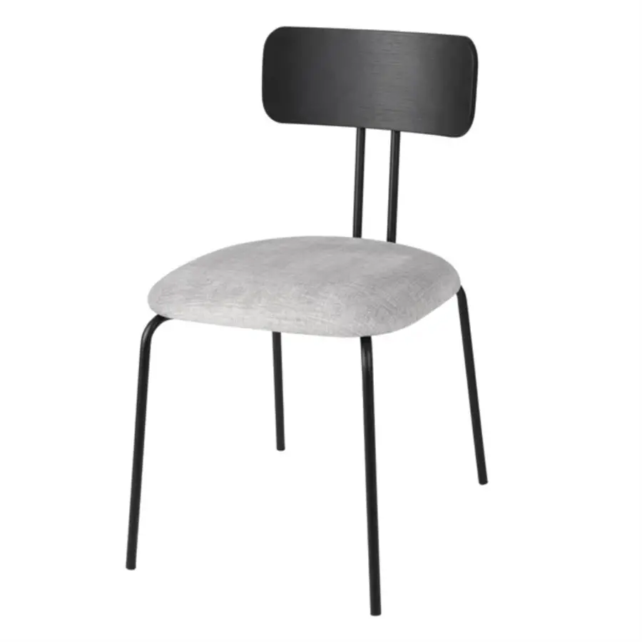 Bolero Fairfield chairs | Black/Grey mix | (set 2)