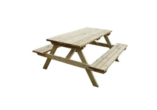  Rowlinson wooden picnic table | 150cm 