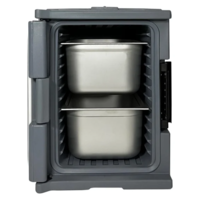thermo-box 600 Frontladerbox | Schwarz | 46,5x61x63cm
