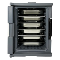 thermo-box 600 Frontladerbox | Schwarz | 46,5x61x63cm
