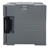 thermo-box 600 Frontladerbox | Schwarz | 46,5x61x63cm