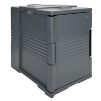thermo-box 600 Frontladerbox | Schwarz | 46,5x61x63cm