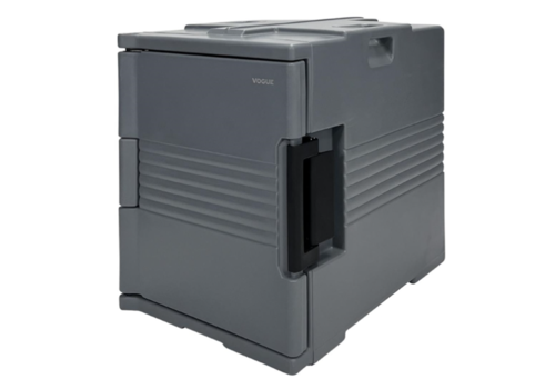  Vogue thermo-box 600 front loader box | Black | 46.5x61x63cm 