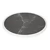 Bolero Plateau de table rond Bolero | fibre de verre effet granit foncé | 580 mm