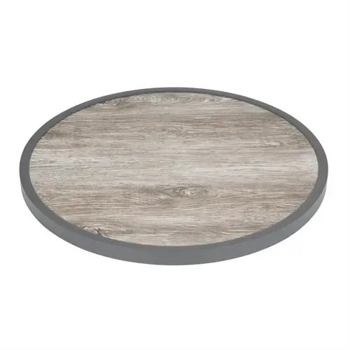  Bolero Bolero round table top | fibreglass with wood effect | 580 mm 