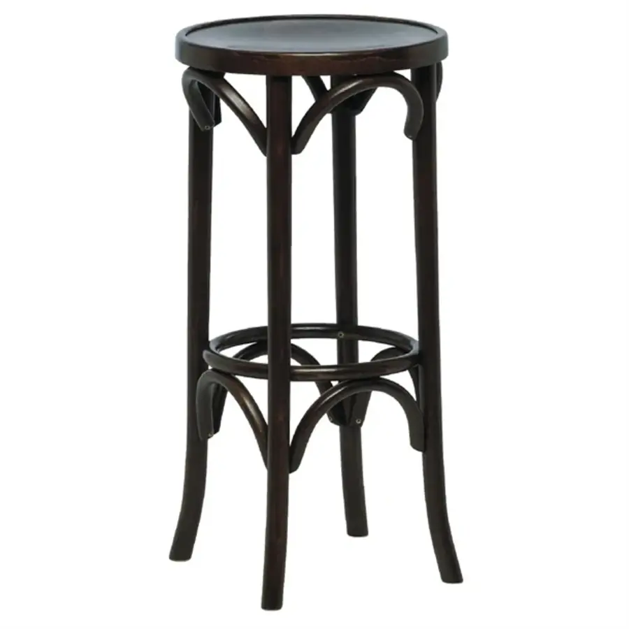 Fameg Bentwood | high bar stool walnut seat beech backrest
