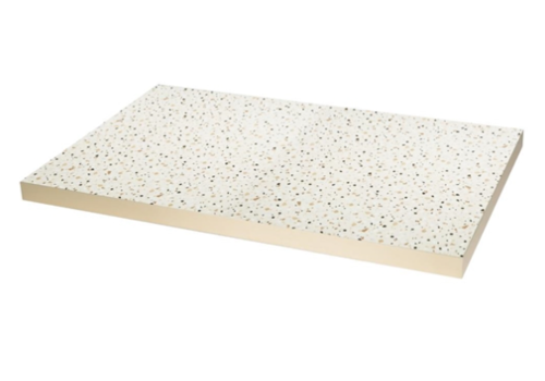  Bolero Rectangular table top | Terrazzo style | 110(w) x 70(l) x 4.8(d)m 