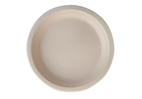  eGreen Eco-Fibre kompostierbare Teller aus Weizenzellstoff | 23 cm | (1000 Stück) 