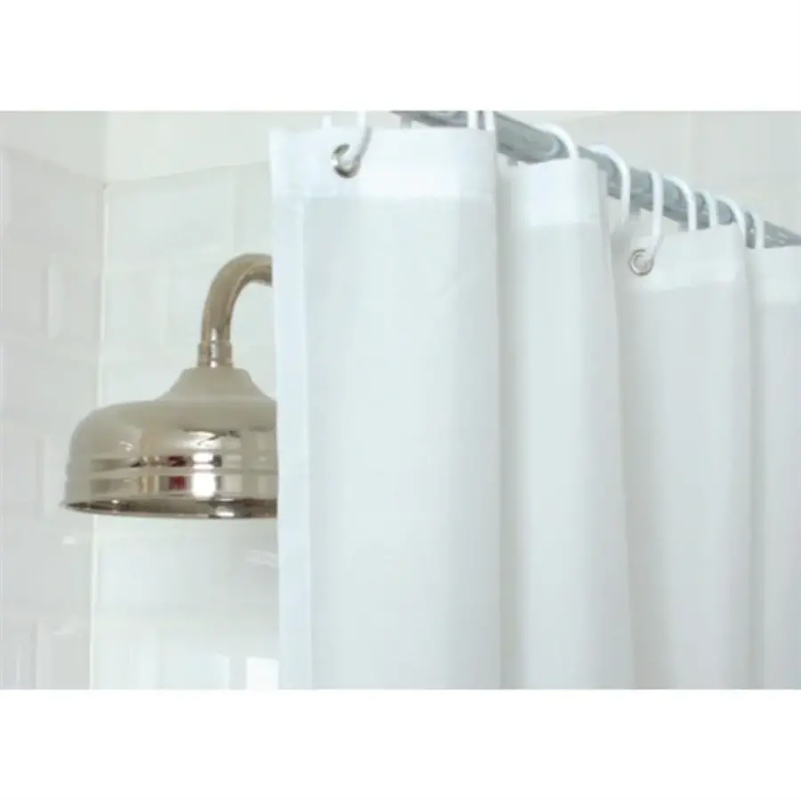 Rideau de douche Essentials | Blanc | 180 x 180 cm