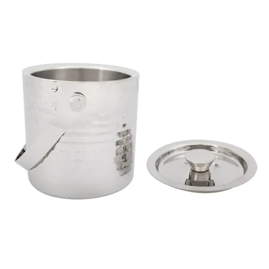 Olympia hammered double wall ice bucket |1550ml