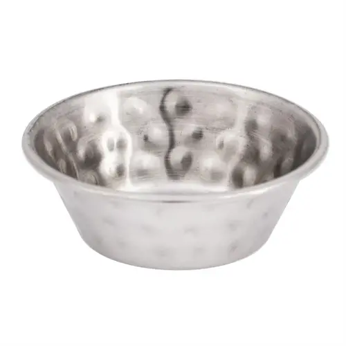  Olympia Olympia sauce cup hammered st/st | 45ml | (box 12) 