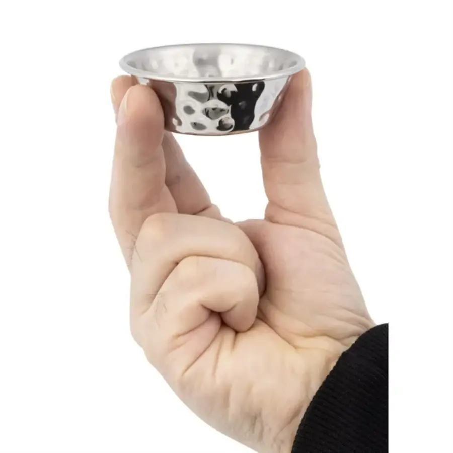 Sauce Olympia en acier inoxydable martelé | 45 ml | (case 12)
