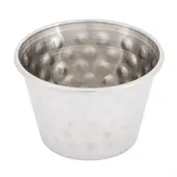Olympia sauce cup hammered st/st | 70ml | (box 12)