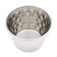 Olympia sauce cup hammered st/st | 70ml | (box 12)