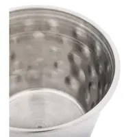 Olympia sauce cup hammered st/st | 70ml | (box 12)