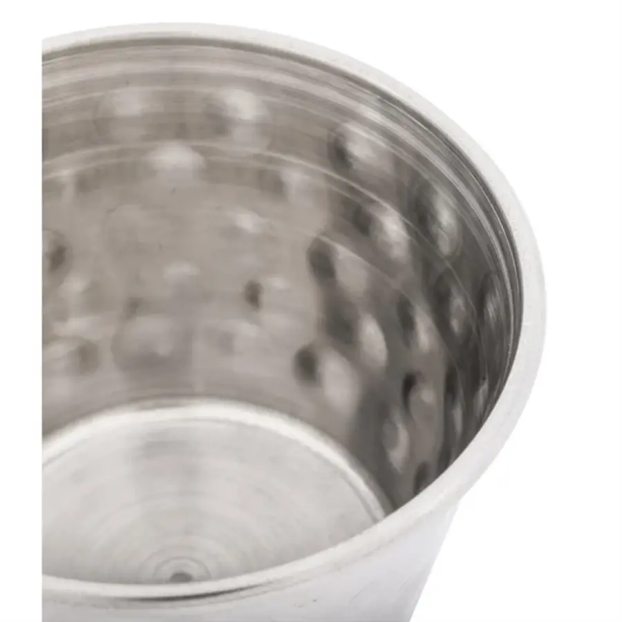 Olympia sauce cup hammered st/st | 70ml | (box 12)
