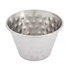Olympia Olympia sauce cup hammered st/st |115ml | (box 12)