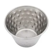 Olympia sauce cup hammered st/st |115ml | (box 12)