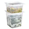 Olympia Contenants alimentaires Cambro FreshPro avec couvercle | (pack de 2 x 0,95 l et 2 x 0,47 l)