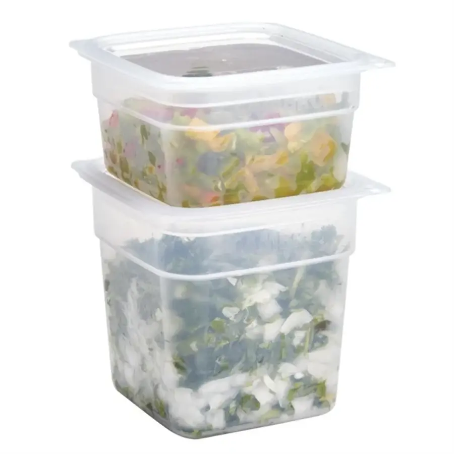 Cambro FreshPro Food Containers with Lids | (Pack of 2 x 0.95ltr & 2 x 0.47ltr)