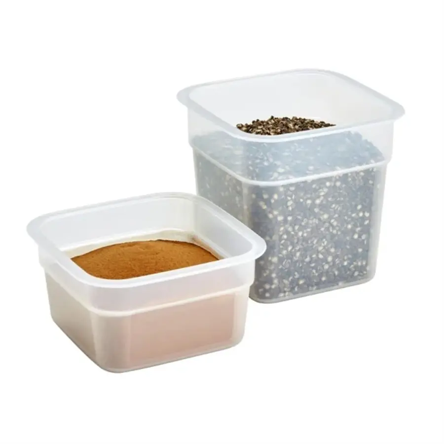 Cambro freshpro voedselcontainers met deksel | (pak van 2 x 0,95ltr en 2 x 0,47ltr)