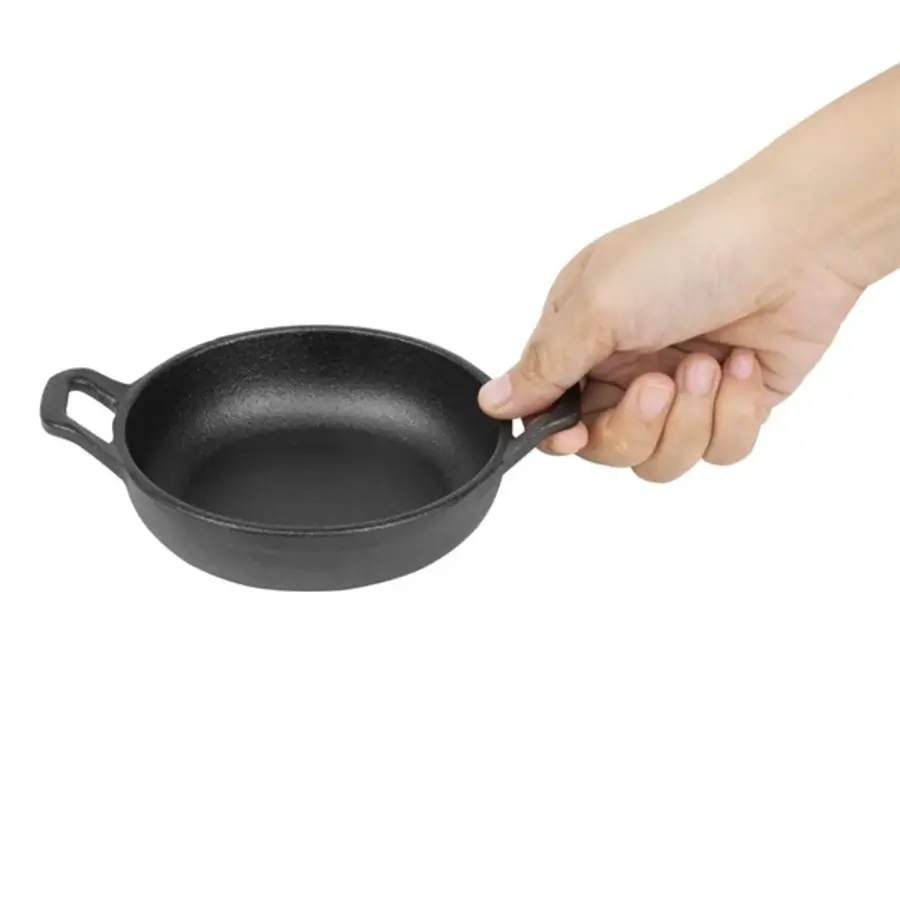 cast iron bowls with handles | 3(h) x 12(Ø)cm