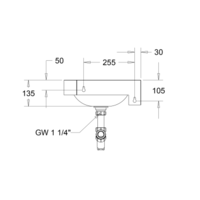 Lavabo d'angle | rond | acier inoxydable | 32x32x13,5 cm