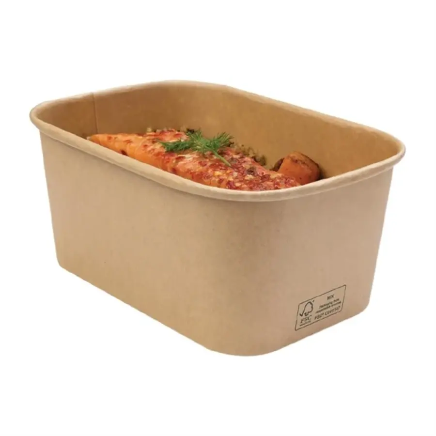 Contenants alimentaires recyclables pour micro-ondes Colpac Stagione | 1L | (300 pièces)