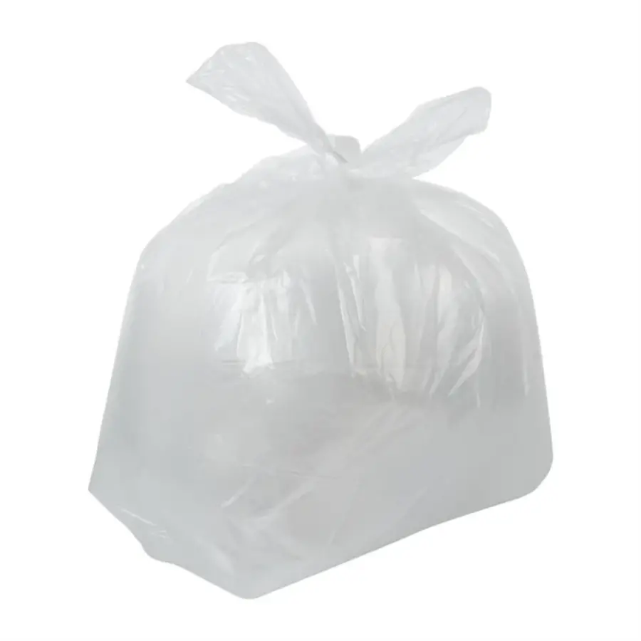 Jantex transparente Müllsäcke recycelt | 80 l | 10 kg | (200 Stück)
