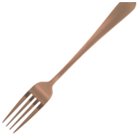Blush table fork copper | stainless steel | ( 12 pieces )