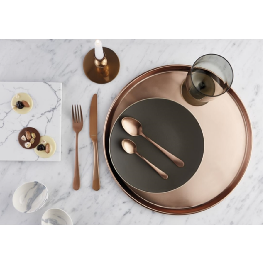 Fourchette de table Blush cuivre | acier inoxydable | ( 12 pièces )
