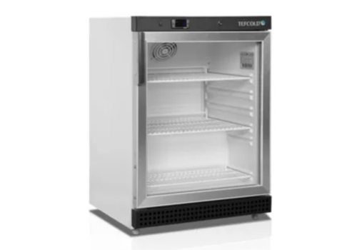  HorecaTraders Réfrigérateur vitrine 60 Hz en acier inoxydable -2 à +8 °C 600 x 585 x 855 mm 