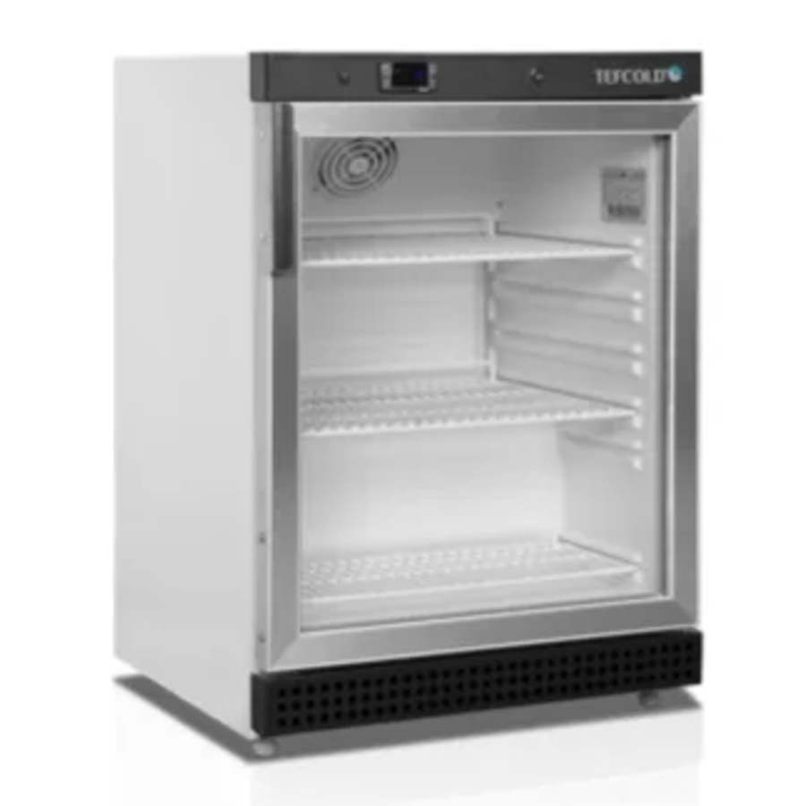 Kühlvitrine 60 Hz Edelstahl -2 bis +8 °C 600 x 585 x 855 mm