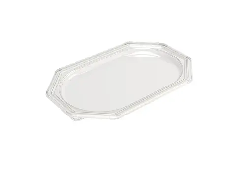  HorecaTraders grote achthoekige schotel  | (50 stuks) 
