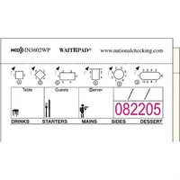 Servierblock 50 Tickets 1 Exemplar | (10 Stück)