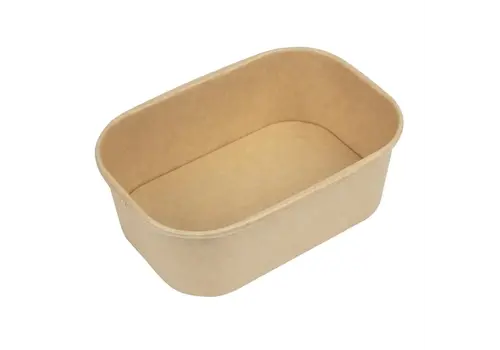  HorecaTraders Boîtes alimentaires recyclables allant au micro-ondes Colpac Stagione | 750 ml | (300 pièces) 