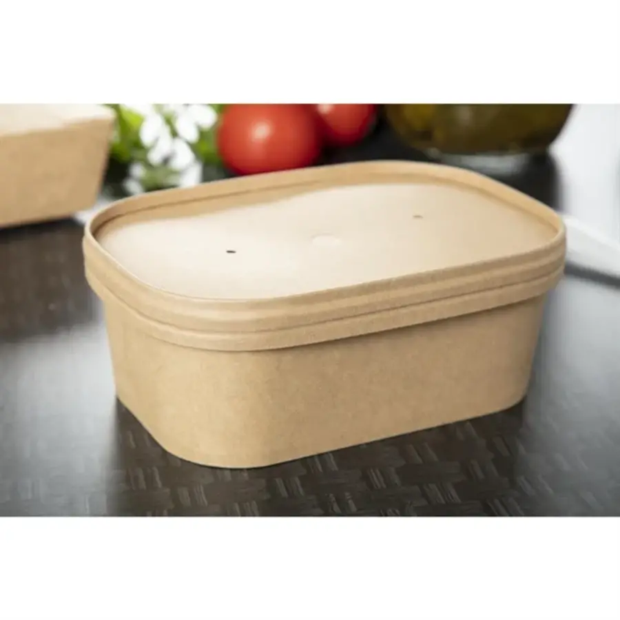 Boîtes alimentaires recyclables allant au micro-ondes Colpac Stagione | 750 ml | (300 pièces)