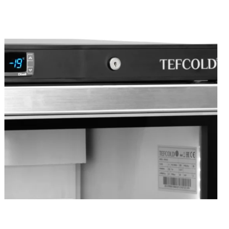Tiefkühlschrank 60 Hz Edelstahl -24 bis -10 °C 600 x 585 x 855 mm