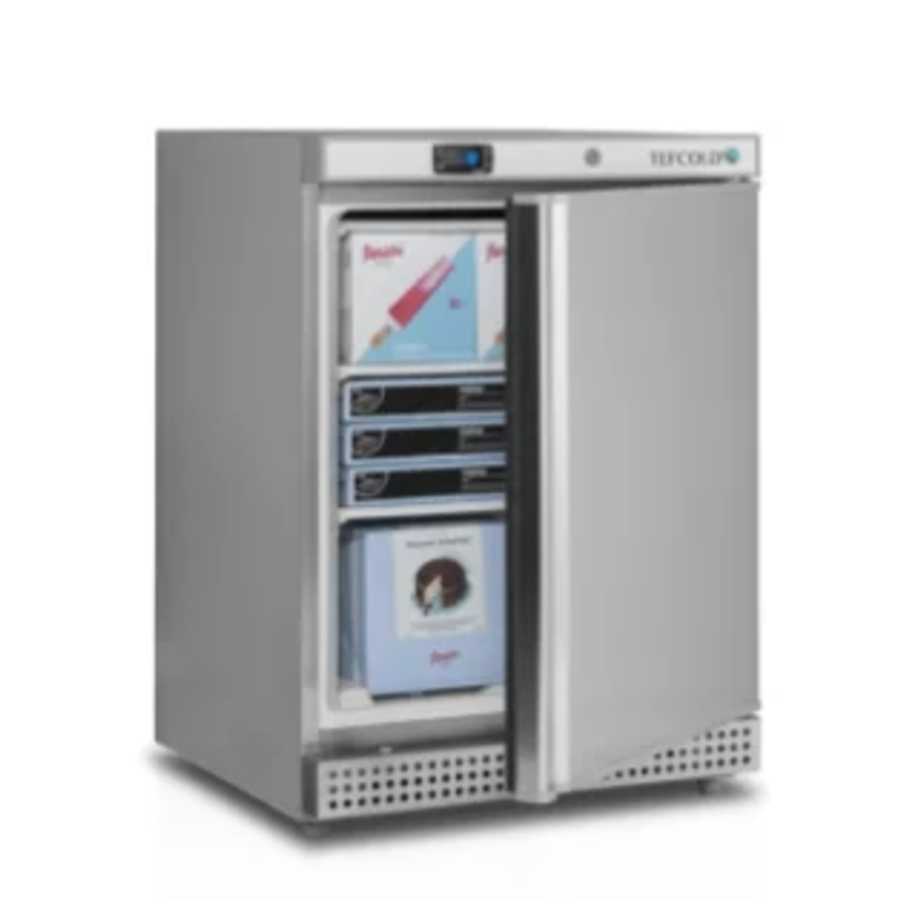 Tiefkühlschrank 60 Hz Edelstahl -24 bis -10 °C 600 x 585 x 855 mm
