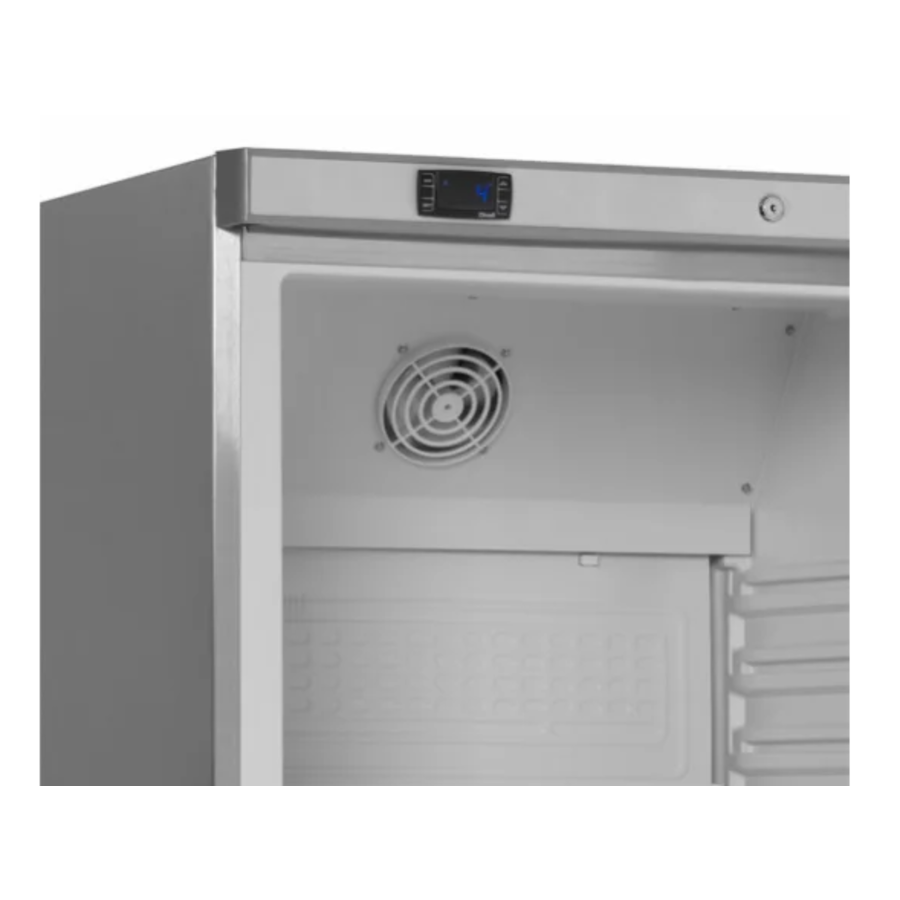 Réfrigérateur 60 Hz Acier inoxydable -2 à +10 °C 600 x 585 x 1855 mm