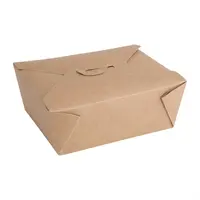 Recyclable cardboard food boxes | 152mm | (200 pieces)