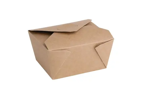  HorecaTraders Boîtes alimentaires en carton recyclables | 112 mm | (300 pièces) 
