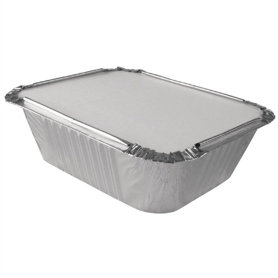 Couvercle pour petits récipients en aluminium | 12,5x10cm | (1000 pièces)