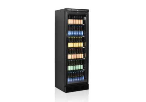  HorecaTraders Rafraîchisseur de bouteilles 60 Hz en acier inoxydable -2 à +10 °C 595 x 640 x 1840 mm 