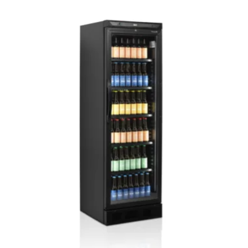  HorecaTraders Rafraîchisseur de bouteilles 60 Hz en acier inoxydable -2 à +10 °C 595 x 640 x 1840 mm 
