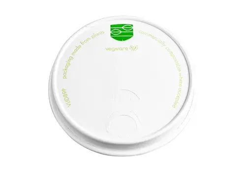  HorecaTraders Kompostierbare Kaffeebecherdeckel der Serie 79 | (1000 Stück) 